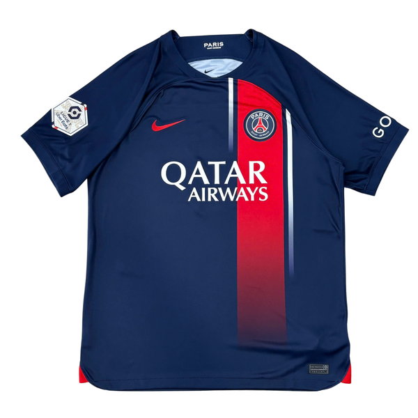 ÁO BÓNG ĐÁ PSG 2023/24 SÂN NHÀ CHÍNH HÃNG FAN + PATCH LIGUE 1 & G.RAMOS #9 - DX2694-411