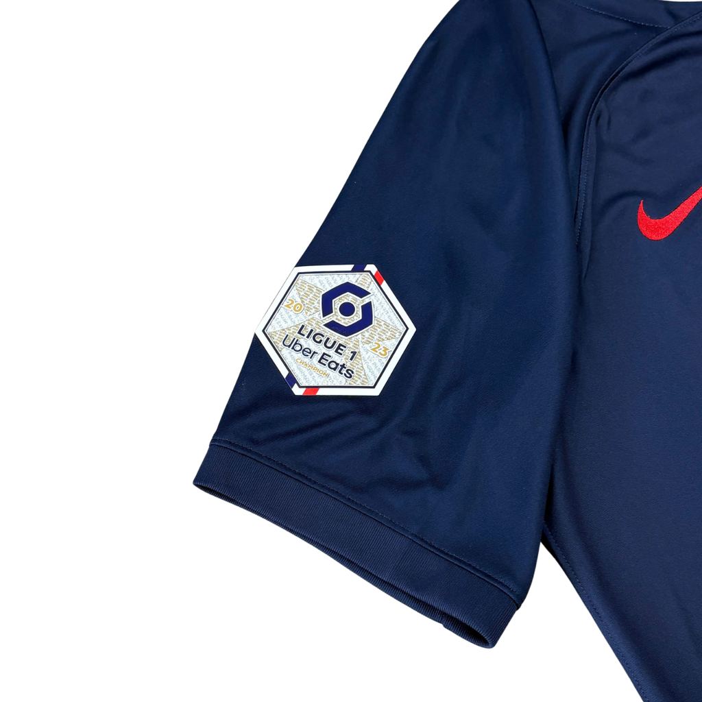 ÁO BÓNG ĐÁ PSG 2023/24 SÂN NHÀ CHÍNH HÃNG FAN + PATCH LIGUE 1 & G.RAMOS #9 - DX2694-411