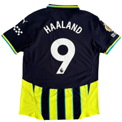 ÁO BÓNG ĐÁ MANCHESTER CITY 2024/25 SÂN KHÁCH CHÍNH HÃNG PLAYER HAALAND 9 PHÔNG EPL+PATCH - 775085-02 - KHÔNG TAG - 10/10