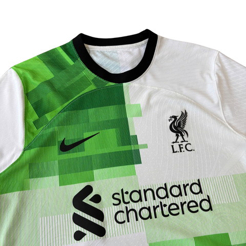 ÁO BÓNG ĐÁ LIVERPOOL 23/24 SÂN KHÁCH CHÍNH HÃNG PLAYER -- DX2617-101 - SIZE M (UK)