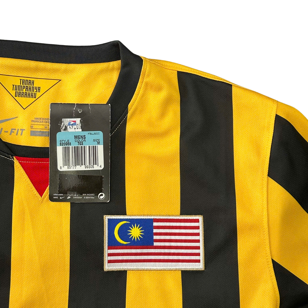 ÁO BÓNG ĐÁ MALAYSIA 2014 CHÍNH HÃNG SÂN NHÀ BẢN FAN 620968-703 - SIZE M