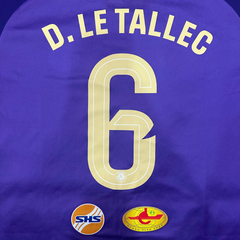ÁO BÓNG ĐÁ HÀ NỘI FC 2023/24 CHÍNH HÃNG SÂN NHÀ BẢN PLAYER NAMESET LE TALLEC 6 - MATCH WORN