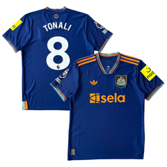 ÁO BÓNG ĐÁ NEWCASTLE UNITED 2025/26 THỨ BA CHÍNH HÃNG PLAYER TONALI 8 KHÔNG TAG JI7388
