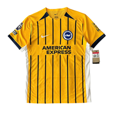 ÁO BÓNG ĐÁ BRIGHTON & HOVE 2024/25 CHÍNH HÃNG SÂN KHÁCH BẢN FAN NAMESET MITOMA - 22  FD7752-739