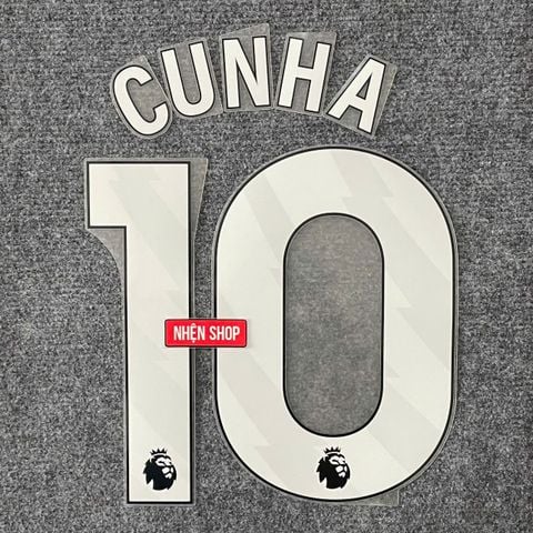 NAMESET CUNHA 10 AUTHENTIC MANCHESTER UNITED SÂN NHÀ 2025/26 EPL