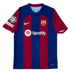 ÁO BÓNG ĐÁ BARCELONA 2023/24 SÂN NHÀ BẢN PLAYER - DX2615-456 (KHÔNG TAG, NAMESET PEDRI-8, PATCH UCL)