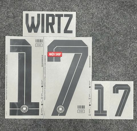 NAMESET WIRTZ 17 AUTHENTIC ĐỨC SÂN NHÀ 2026 WORLD CUP