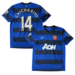 ÁO BÓNG ĐÁ MANCHESTER UNITED 2011/13 SÂN KHÁCH CHÍNH HÃNG + PATCH NGOẠI HẠNG ANH - CHICHARITO #14 -- 423935-403