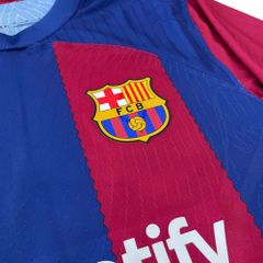 ÁO BÓNG ĐÁ BARCELONA 2023/24 SÂN NHÀ BẢN PLAYER - DX2615-456 (KHÔNG TAG, NAMESET PEDRI-8, PATCH UCL)