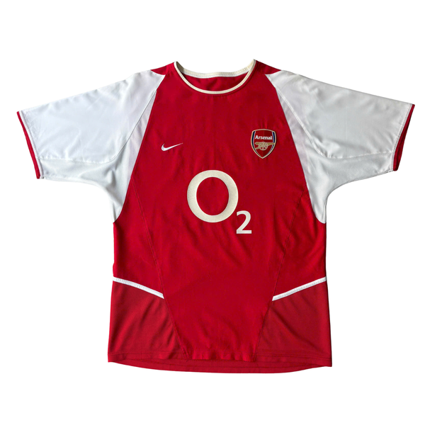 ÁO BÓNG ĐÁ ARSENAL 2002/03 SÂN NHÀ CHÍNH HÃNG + VIEIRA #4
