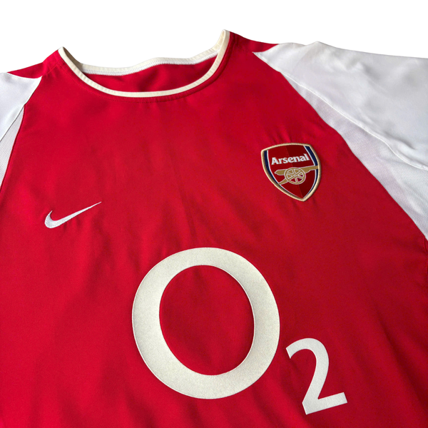 ÁO BÓNG ĐÁ ARSENAL 2002/03 SÂN NHÀ CHÍNH HÃNG + VIEIRA #4