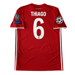 ÁO BÓNG ĐÁ BAYERN MUNICH 2019/20 SÂN NHÀ CHÍNH HÃNG FAN + PATCH C1, FINAL DETAIL 2020 + THIAGO #6 - FR8358