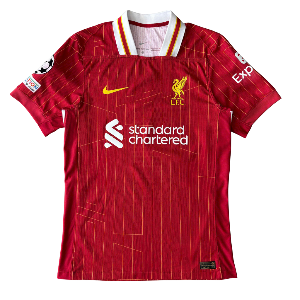 ÁO BÓNG ĐÁ LIVERPOOL 2024/25 SÂN NHÀ CHÍNH HÃNG PLAYER + PATCH C1 & ALEXANDER-ARNOLD #66 FN8776-688.