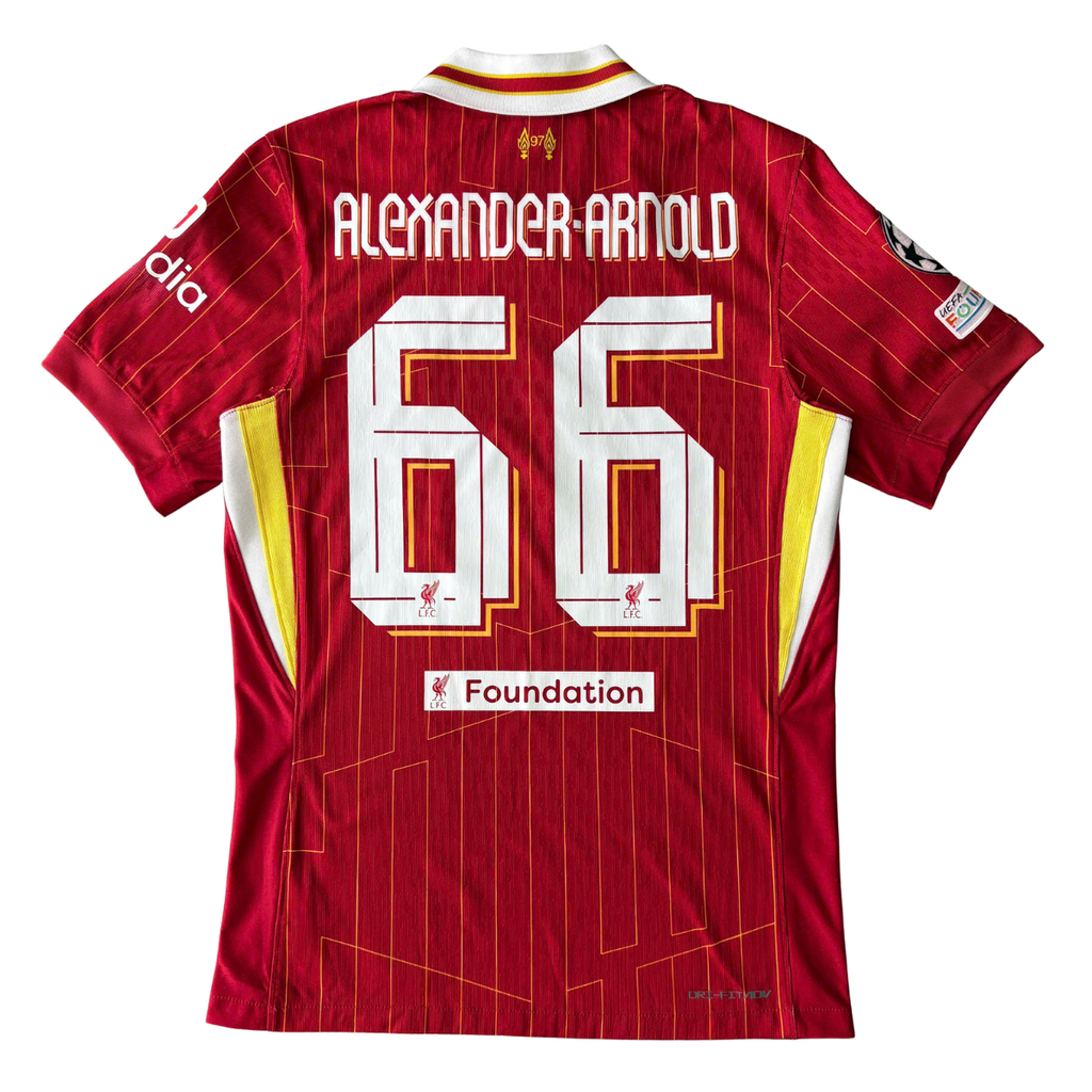 ÁO BÓNG ĐÁ LIVERPOOL 2024/25 SÂN NHÀ CHÍNH HÃNG PLAYER + PATCH C1 & ALEXANDER-ARNOLD #66 FN8776-688.