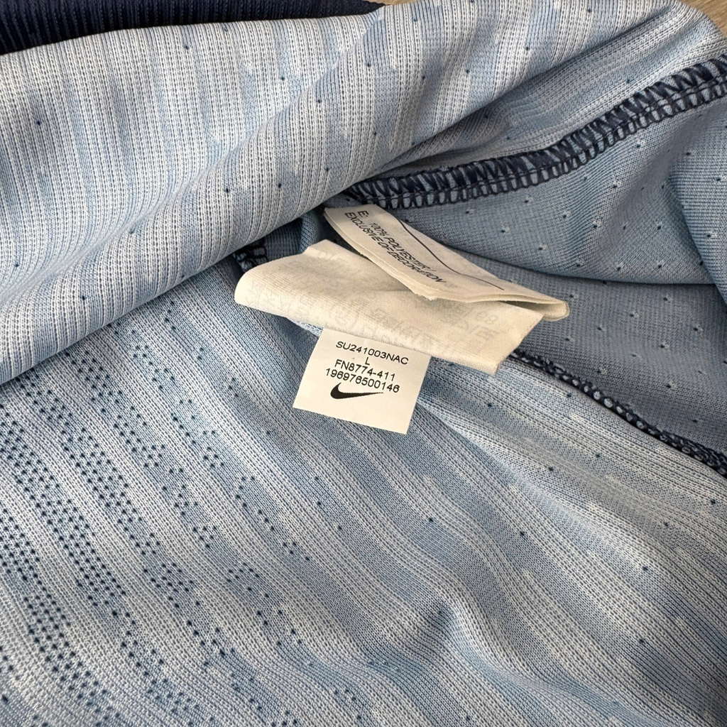 ÁO BÓNG ĐÁ PSG 2025/26 SÂN NHÀ CHÍNH HÃNG PLAYER O.DEMBÉLÉ #10 PHÔNG + PATCH C1 FN8774-411 - KHÔNG TAG - 10/10