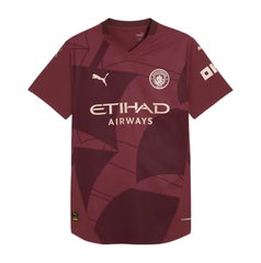 ÁO BÓNG ĐÁ MANCHESTER CITY 2024/25 CHÍNH HÃNG SÂN KHÁCH THỨ BA BẢN PLAYER  775096-03