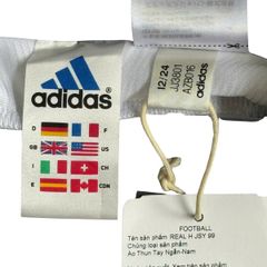 ÁO BÓNG ĐÁ REAL MALRID 1999/00 SÂN NHÀ CHÍNH HÃNG FAN JJ3801