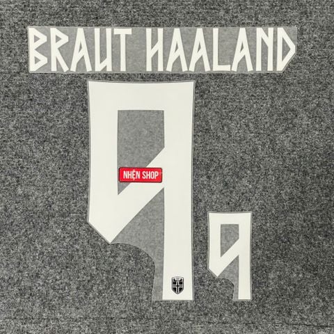 NAMESET BRAUT HAALAND 9 AUTHENTIC NA UY SÂN KHÁCH 2026 WORLD CUP