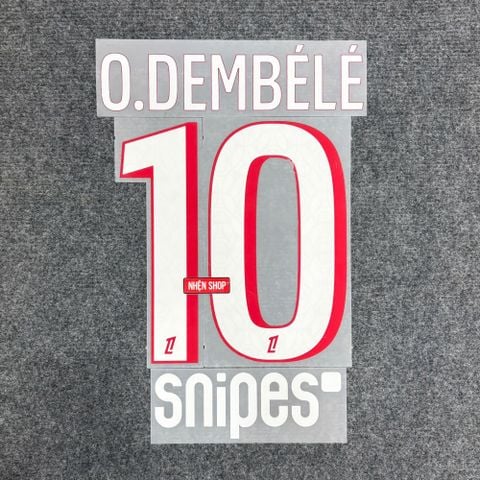 NAMESET O. DEMBÉLÉ 10 AUTHENTIC PARIS SAINT-GERMAIN 2026/27 SÂN NHÀ LIGUE 1