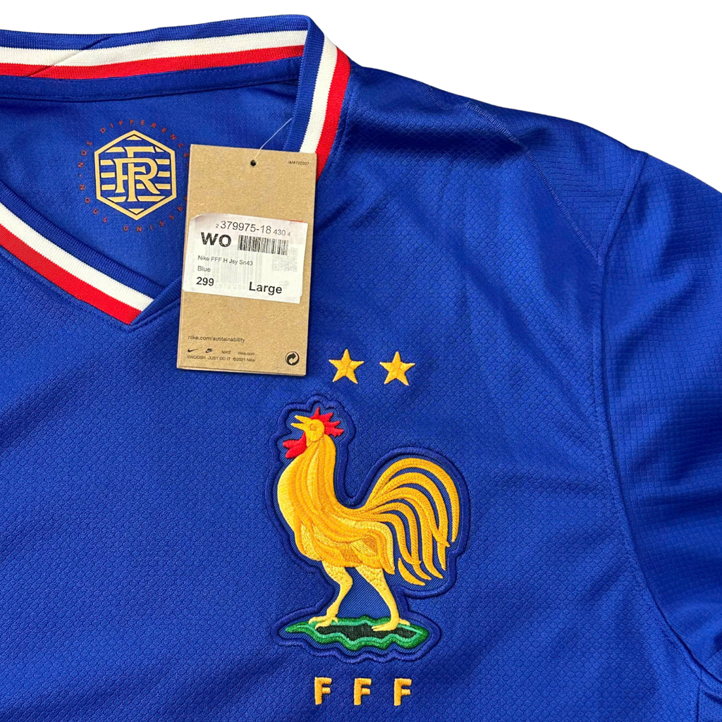 ÁO BÓNG ĐÁ PHÁP 2024/25 CHÍNH HÃNG SÂN NHÀ BẢN FAN - FJ1259-452