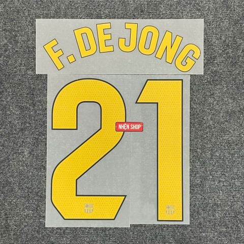 NAMESET DE JONG 21 AUTHENTIC BARCELONA SÂN NHÀ 2026/27 LALIGA