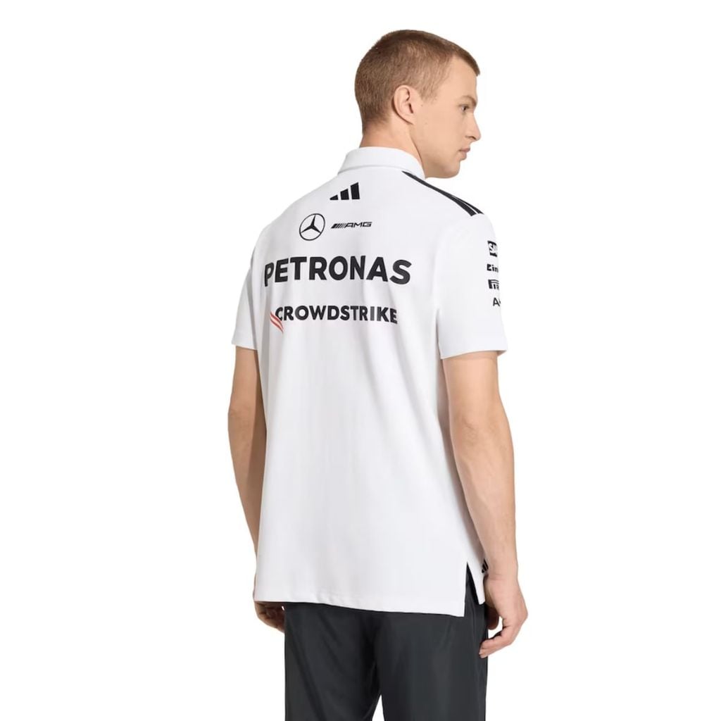 ÁO POLO ĐUA CÔNG THỨC 1 MERCEDES - AMG PETRONAS 2026 F1 TEAM TRẮNG KE5524