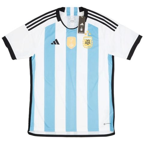 ÁO BÓNG ĐÁ ARGENTINA 2022 SÂN NHÀ CHÍNH HÃNG FAN IB3597
