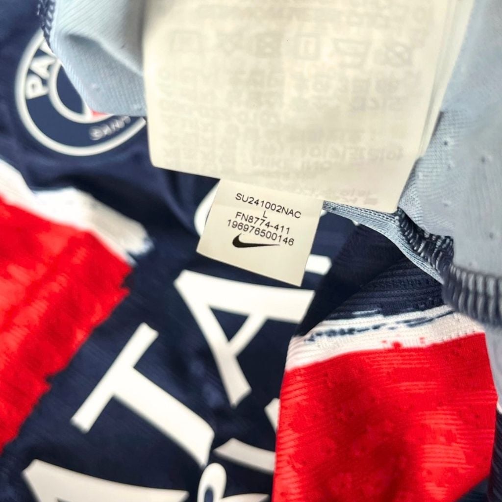 ÁO BÓNG ĐÁ PSG 2024/25 SÂN NHÀ CHÍNH HÃNG PLAYER - NAME CUP DEMBELE 10 FN8774-411