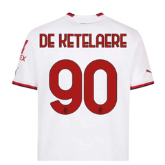 NAMESET DE KETELAERE 90 AUTHENTIC AC MILAN 2022/23 SÂN KHÁCH SERIE A