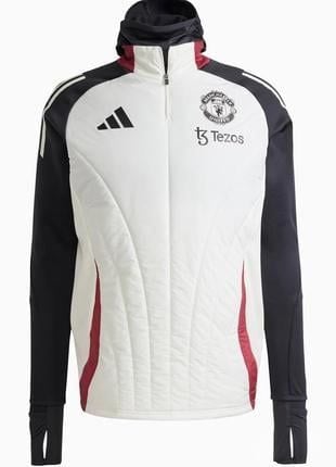 ÁO KHOÁC MANCHESTER UNITED TIRO 24 WINTERISED TOP WHITE CHÍNH HÃNG JE3743