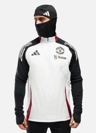 ÁO KHOÁC MANCHESTER UNITED TIRO 24 WINTERISED TOP WHITE CHÍNH HÃNG JE3743