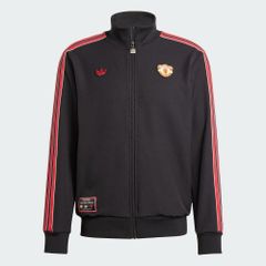 ÁO KHOÁC MANCHESTER UNITED TERRACE ICONS TRACK TOP BLACK 2024/25 CHÍNH HÃNG JF0358