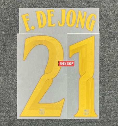NAMESET DE JONG 21 AUTHENTIC BARCELONA SÂN NHÀ 2026/27 CUP