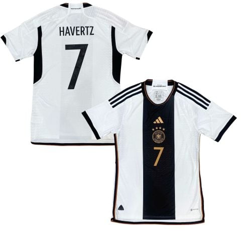 ÁO BÓNG ĐÁ ĐỨC 2022/23 WORLD CUP & NATIONS LEAGUE SÂN NHÀ CHÍNH HÃNG PLAYER - NAMESET HAVERTZ #7 - HF1693
