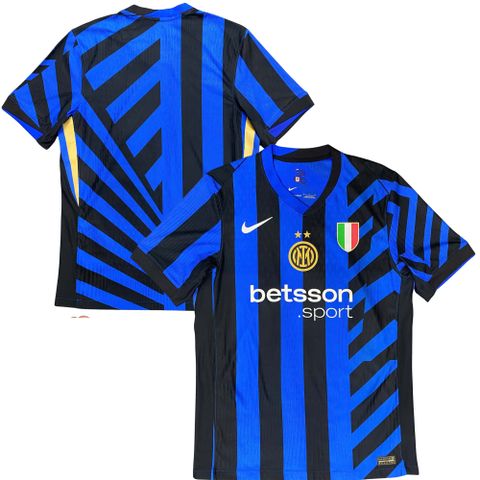 ÁO BÓNG ĐÁ INTER MILAN 2024/25 SÂN NHÀ BẢN PLAYER CHÍNH HÃNG - PATCH VÔ ĐỊCH SERIE A - FN8767-440