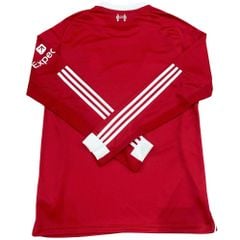 ÁO BÓNG ĐÁ LIVERPOOL SÂN NHÀ 2025/26 TAY DÀI CHÍNH HÃNG FAN JV6456