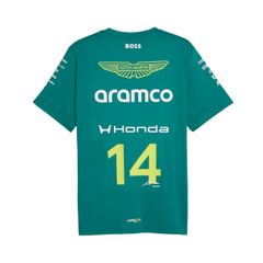 ÁO THUN F1 ASTON MARTIN 2026 FERNANDO ALONSO PUMA CHÍNH HÃNG 713890-01