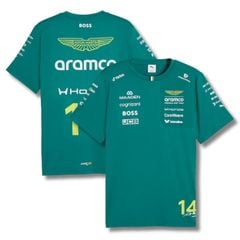ÁO THUN F1 ASTON MARTIN 2026 FERNANDO ALONSO PUMA CHÍNH HÃNG 713890-01