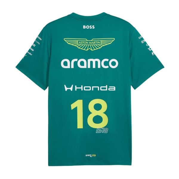 ÁO THUN F1 ASTON MARTIN 2026 LANCE STROLL PUMA CHÍNH HÃNG 713891-01