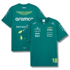 ÁO THUN F1 ASTON MARTIN 2026 LANCE STROLL PUMA CHÍNH HÃNG 713891-01