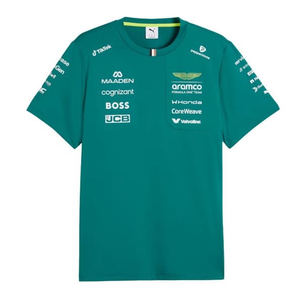 ÁO THUN F1 ASTON MARTIN 2026 PUMA CHÍNH HÃNG 713889-01