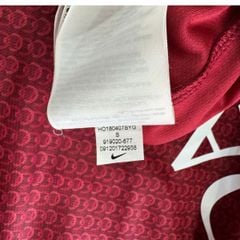 ÁO BÓNG ĐÁ AS ROMA 2018/19 SÂN NHÀ CHÍNH HÃNG FAN 919020-677 - NAME PATCH SERIA A DE ROSSI SIZE S (UK)