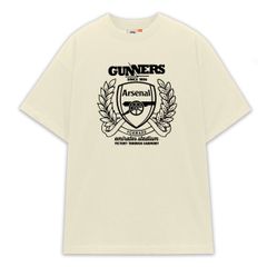 Áo Thun SPIDY Arsenal ATASN15 Form Rộng Unisex – Big Logo Gunners | Áo Fan Pháo Thủ