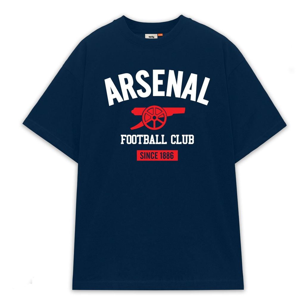 Áo Thun SPIDY Arsenal ATASN19 Form Rộng Unisex – Football Club Since 1886 | Áo Fan Pháo Thủ