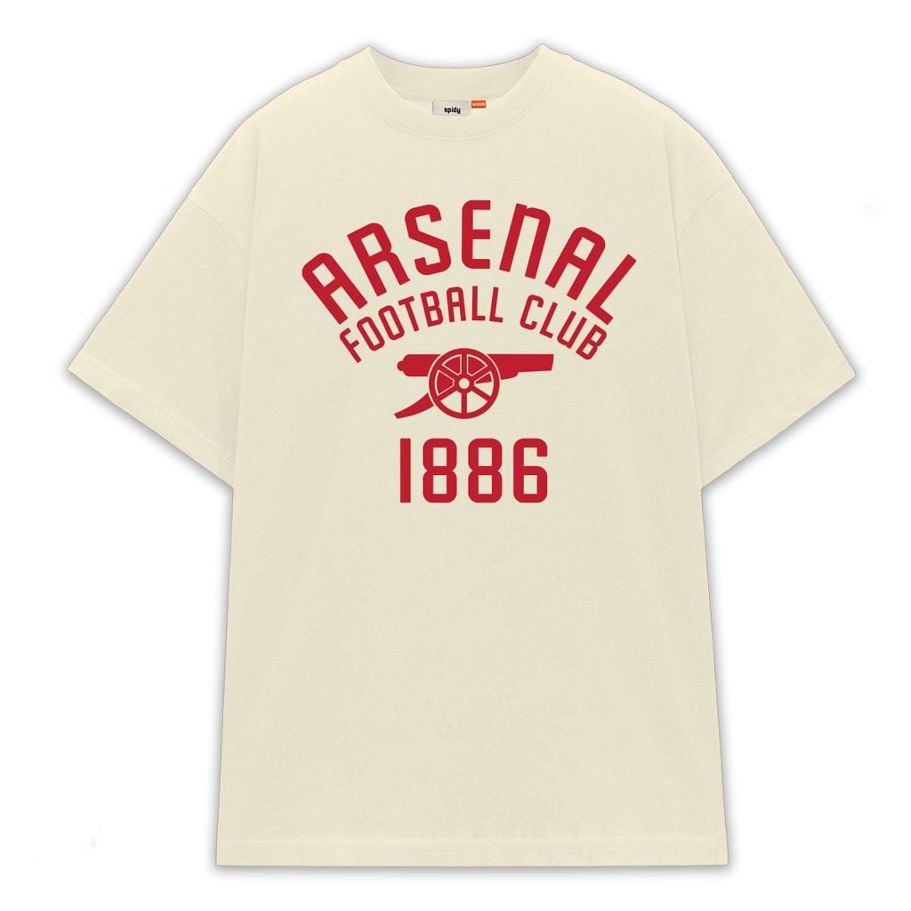 Áo Thun SPIDY Arsenal ATASN23 Form Rộng Unisex – Football Club 1886 | Áo Fan Pháo Thủ