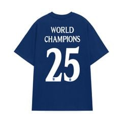 ÁO THUN CHELSEA WORLD CHAMPIONS 25 MÀU XANH