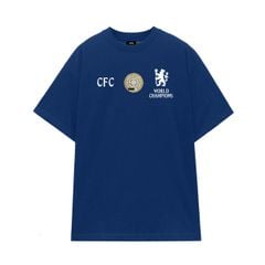 ÁO THUN CHELSEA WORLD CHAMPIONS 25 MÀU XANH