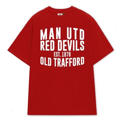 ÁO THUN SPIDY MU ATMU04 FORM RỘNG UNISEX – QUỶ ĐỎ MANCHESTER UNITED
