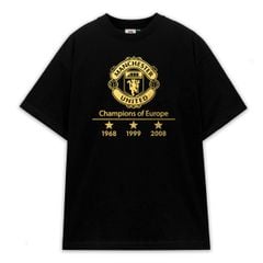 ÁO THUN MANCHESTER UNITED CHAMPIONS OF EUROPE ATMU09 BLACK