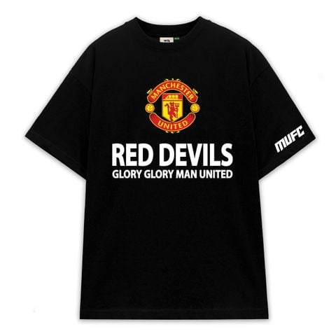 ÁO THUN SPIDY MU ATMU20 FORM RỘNG UNISEX – QUỶ ĐỎ CHAMPIONS OF EUROPE MANCHESTER UNITED